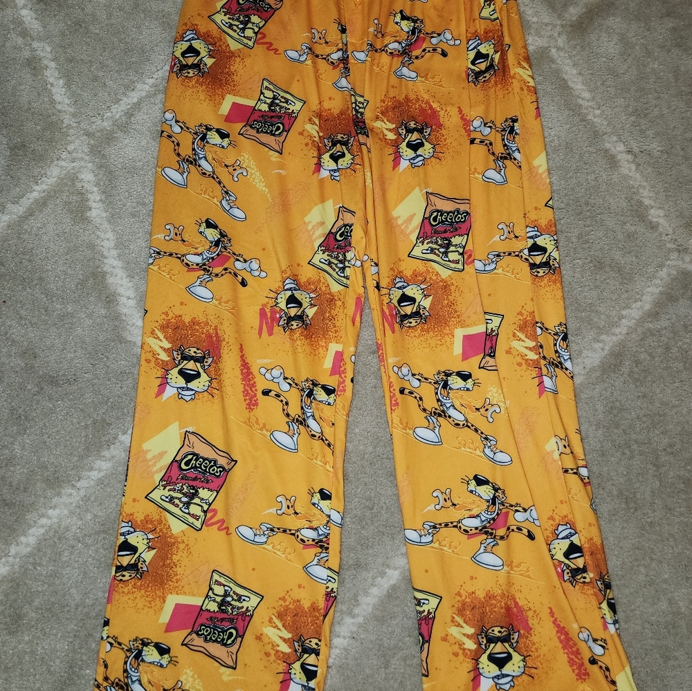 Hot Cheetos Medium Pajama Pants Chester Cheeto - Picture 3 of 8